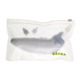 BEABA, Mouche bébé, Aspirateur nasal Électrique Tomydoo, Ultra rapide, Evolutif, 3 embouts, Stérilisable, Mineral