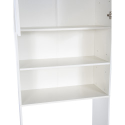 Estantería de madera Gardiner para la lavadora Blanco