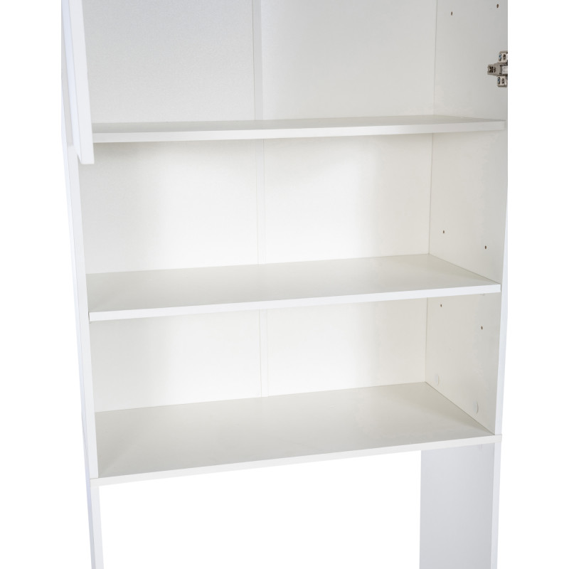 Scaffale per lavatrice Gardiner bianco