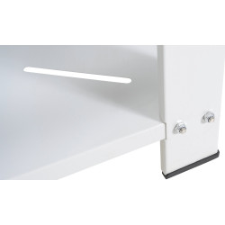 Base metálica para lavadoras Lunas Blanco