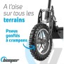 Trottinette Electrique Cross FX1600- BEEPER - Roues 14 - 1600W - Noir