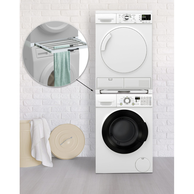 Socle de machine ? laver Sebastian blanc