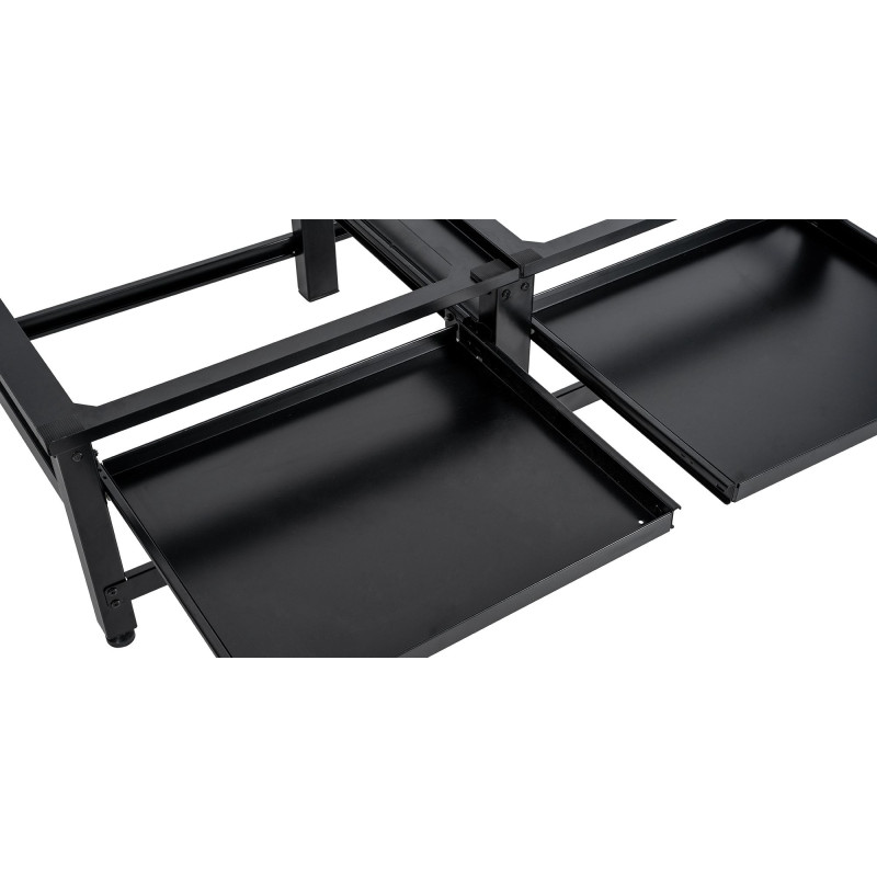 Pedestal Tampa doble para lavadoras Negro