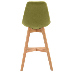 Tabouret de bar Cannes tissu Natura vert