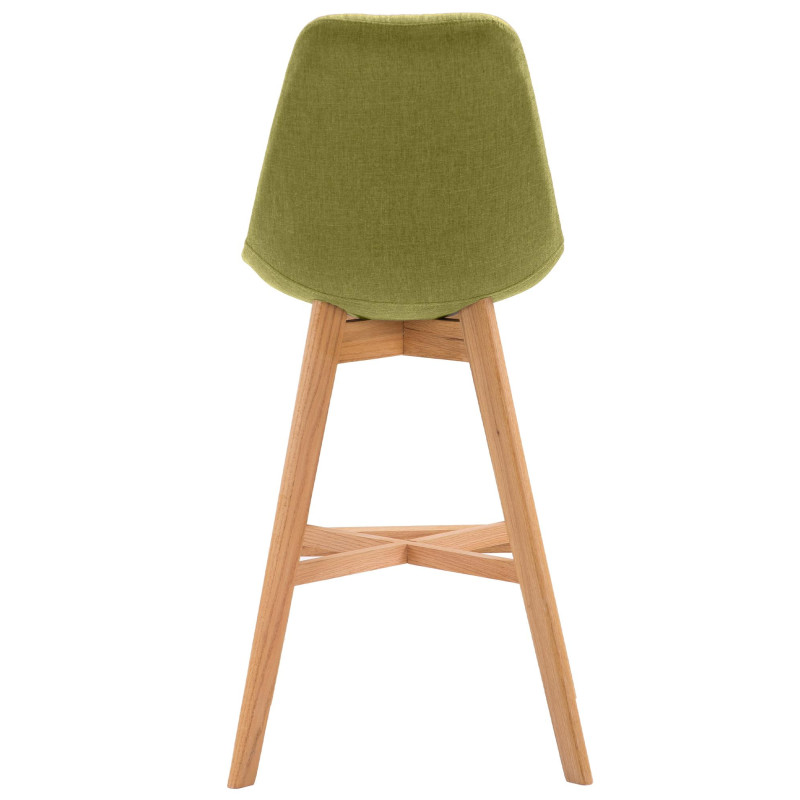 Tabouret de bar Cannes tissu Natura vert