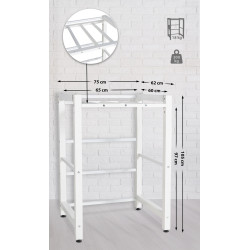 Estante para lavadoras Medina Blanco