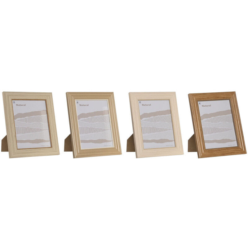 Cadre photo Home ESPRIT Multicouleur Verre polystyrène 21,2 x 1,6 x 26,2 cm (4 Unités)