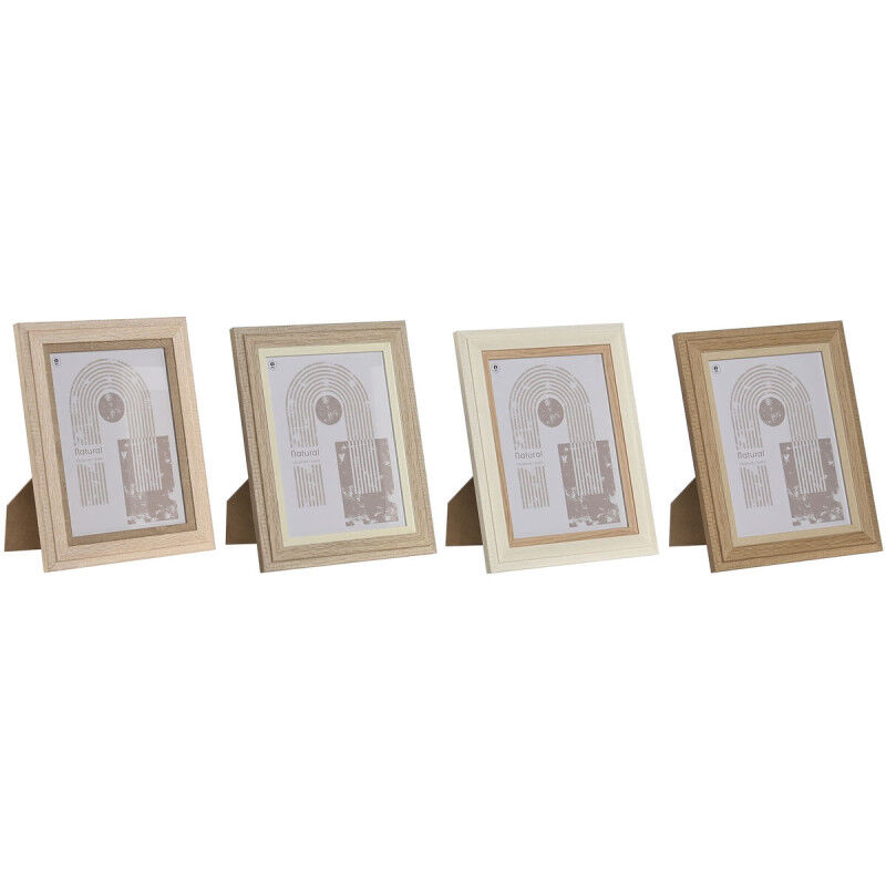 Cadre photo Home ESPRIT Verre Bois MDF 18 x 2,8 x 23 cm (4 Unités)