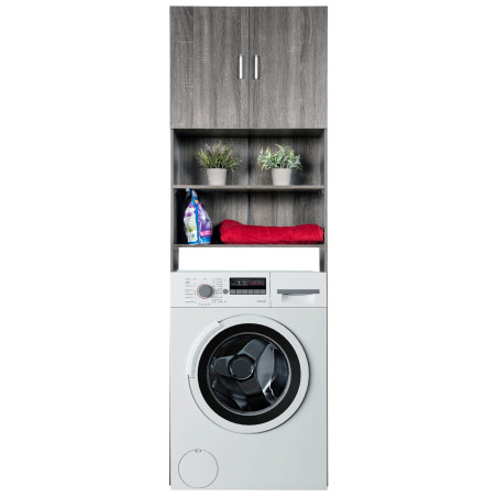 Étagère pour machine à laver Gardiner gris foncé