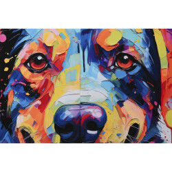 Cadre Home ESPRIT Moderne Chien 80 x 3 x 80 cm (2 Unités)