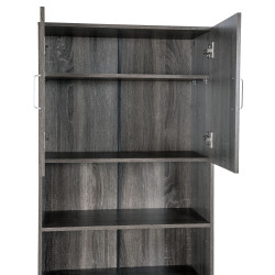 Estantería de madera Gardiner para la lavadora Gris oscuro