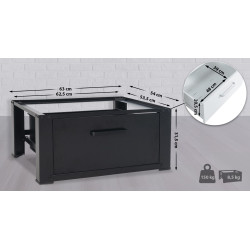 Châssis de base pour machine à laver Folly noir