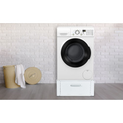 Base metálica Folly para lavadora Blanco