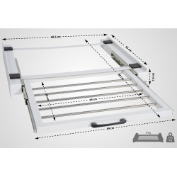 Châssis de base pour machine à laver Sebastian blanc