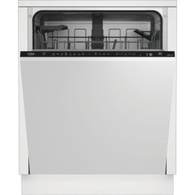 Lave-vaisselle tout intégrable BEKO BDIN18441 - 14 couverts - Induction - L60cm - 42dB - Ouverture automatique - Blanc