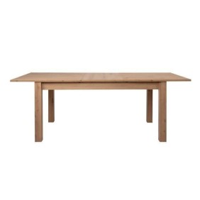 Table a manger extensible 6-10 personnes - Rectangulaire - MDF - Industriel - Bergen - L 160-200 x P 75 x H 90 cm