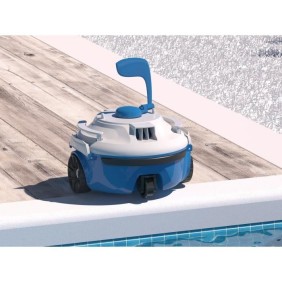 BESTWAY Robot aspirateur Guppy - Pour piscine a fond plat - 10 m² - Bleu