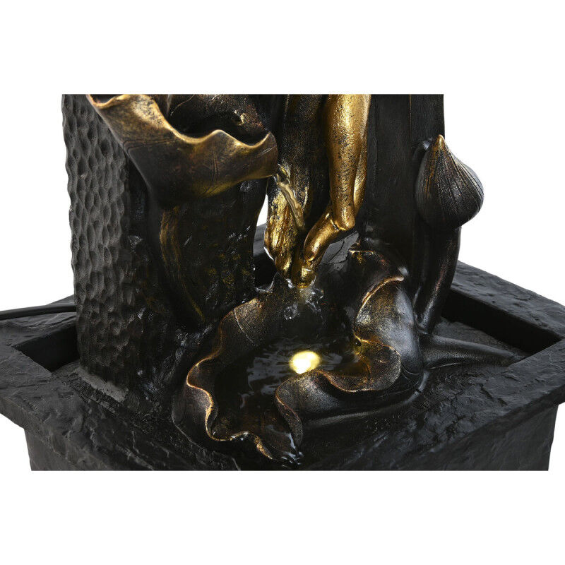 Fontaine de jardin Home ESPRIT Résine Buda Oriental 21 x 19 x 27 cm (2 Unités)