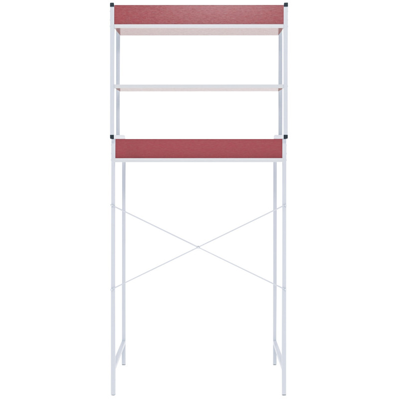 Scaffale per lavatrice Darby bianco
