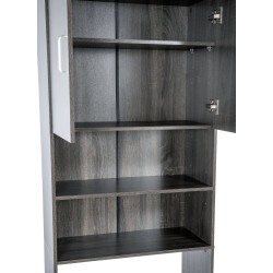 Estantería de madera Gardiner para la lavadora Gris oscuro