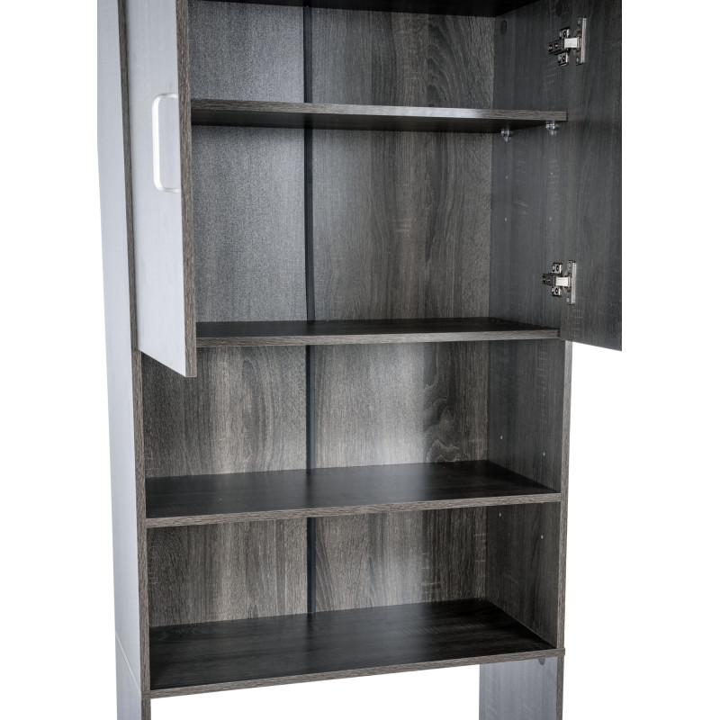 Estantería de madera Gardiner para la lavadora Gris oscuro