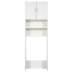 Estantería de madera Gardiner para la lavadora Blanco