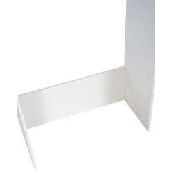 Scaffale per lavatrice Gardiner bianco