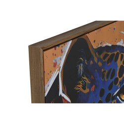Cadre Home ESPRIT Léopard Urbaine 80 x 4,5 x 120 cm (2 Unités)