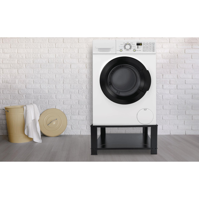 Socle pour machine ? laver Lunas, noir