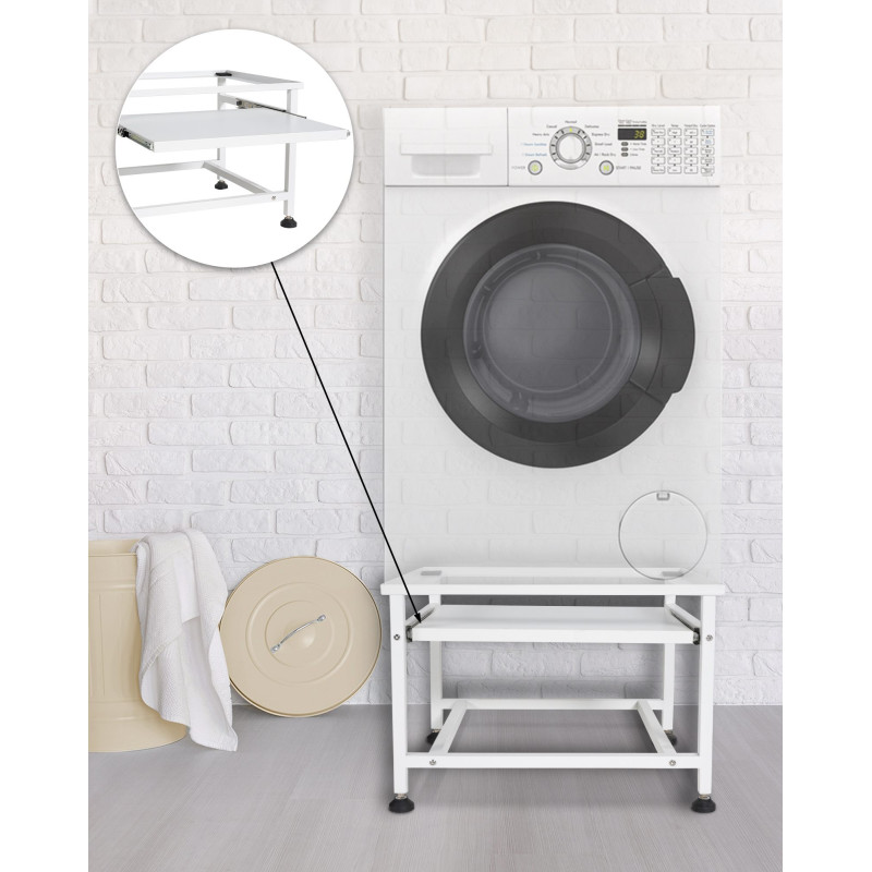 Socle de machine ? laver Melfort blanc
