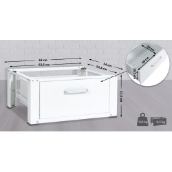 Châssis de base pour machine à laver Folly blanc