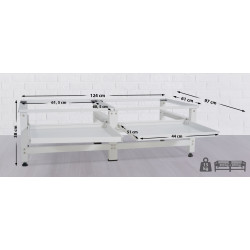 Pedestal Tampa doble para lavadoras Blanco