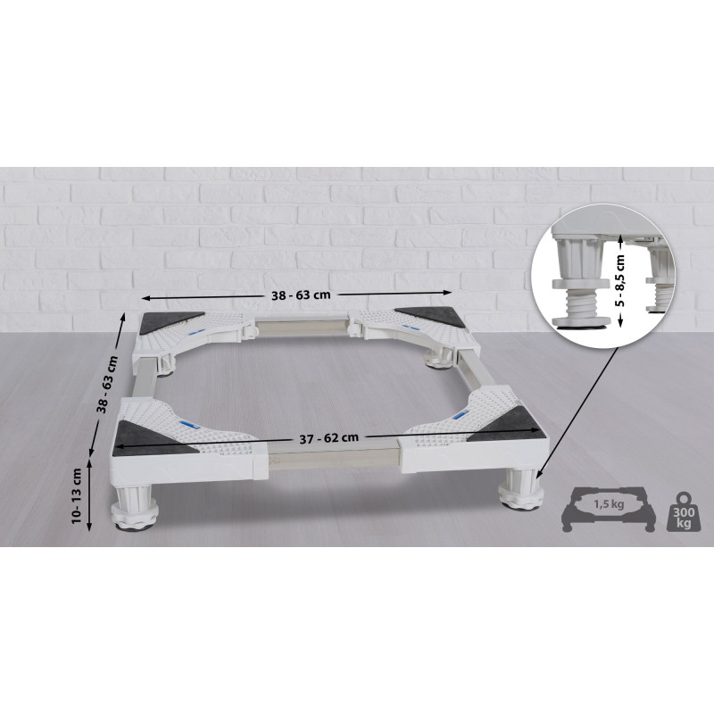 Châssis de base pour machine à laver Oliver blanc