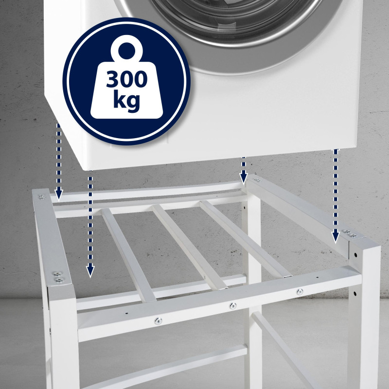 Estante para lavadoras Medina Blanco