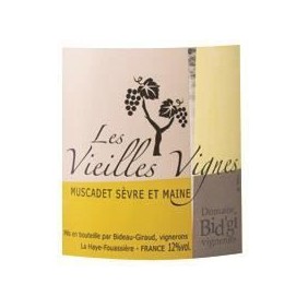 Bideau Giraud 2016 Muscadet - Vin blanc de la Vallée de la Loire