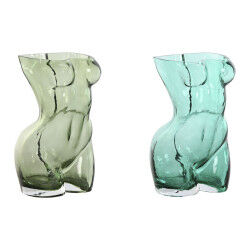 Vase Home ESPRIT Bleu Vert...