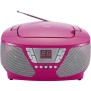 Lecteur Radio CD Portable - BIGBEN INTERACTIVE - CD60RSSTICK - Rose + Stickers