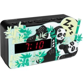 Réveil LED BIGBEN INTERACTIVE R15PANDA3D Effet 3D Décor panda