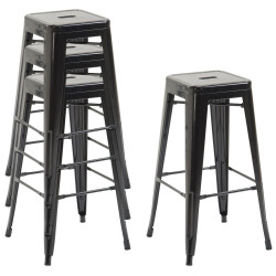 Tabouret de bar Joshua V2 noir