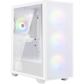 Boîtier PC - BITFENIX - Flow (Blanc) - Moyen tour - Format ATX - Sans alimentation