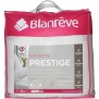 Couette 220x240 cm BLANREVE PRESTIGE - Chaude - 100% Polyester - 2 Personnes - Satin rayé