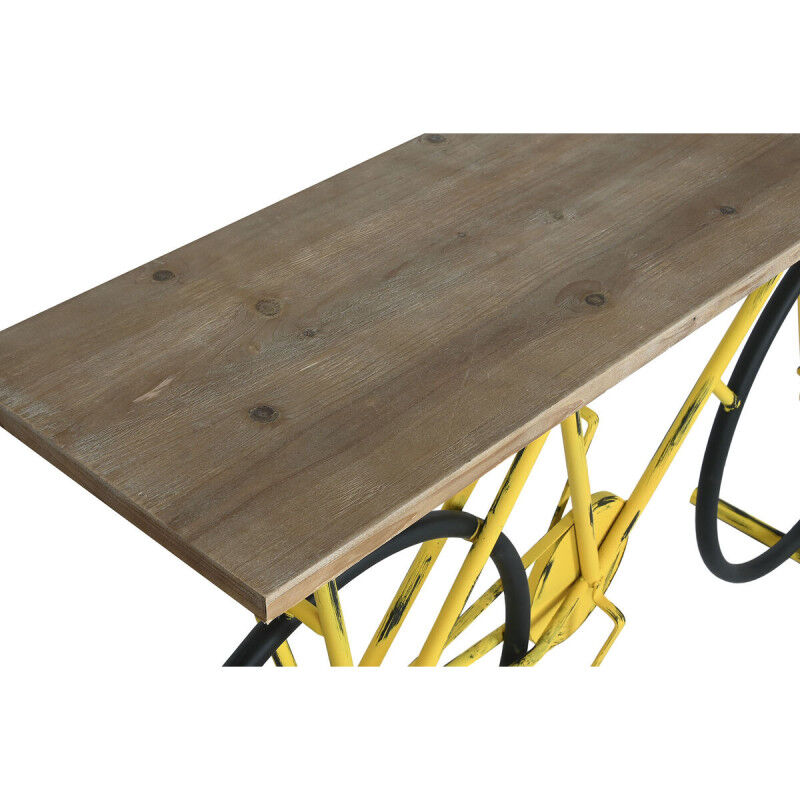 Meuble d'Entrée Home ESPRIT Jaune Noir 160 x 40 x 88 cm