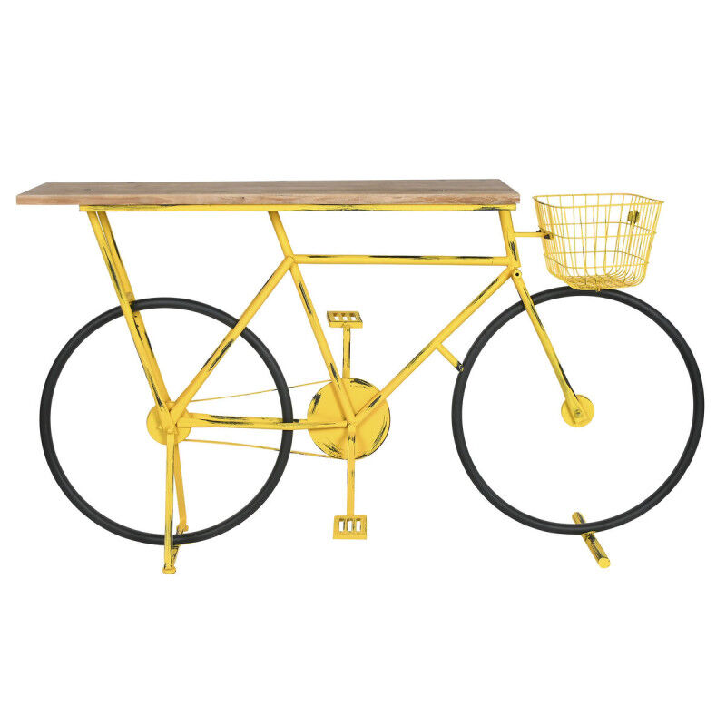 Meuble d'Entrée Home ESPRIT Jaune Noir 160 x 40 x 88 cm