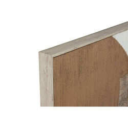 Cadre Home ESPRIT Marron Noir Abstrait Urbaine 82 x 4,5 x 102 cm (2 Unités)