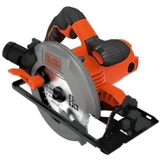 Scie circulaire filaire BLACK+DECKER CS1550-QS - Profondeur de coupe 66 mm