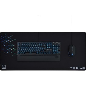 THE G-LAB PAD YTTRIUM Tapis de souris Gaming XXL 900x400x4mm avec gomme anti-dérapante