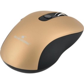 BLUESTORK Souris Sans fil - 2,4 Ghz - 6 boutons - Or métalisé