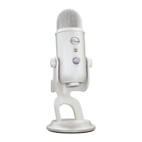 Microphone USB - Logitech G - Blue Yeti Premium - Enregistrement, Streaming, Gaming - PC ou Mac - Blanc