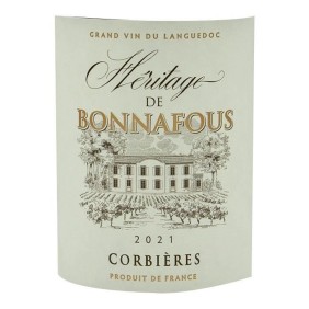 Héritage de Bonnafous 2021 Corbieres - Vin rouge de Languedoc