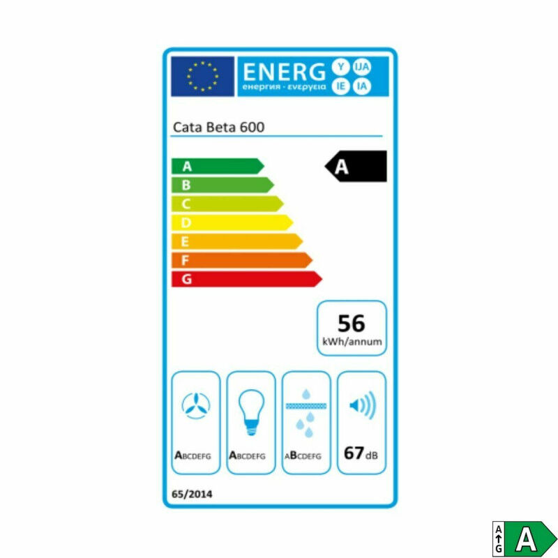 Hotte standard Cata 50305 Argenté Acier (Reconditionné B)